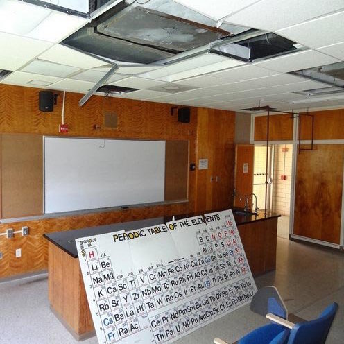 A Southern University classroom. Photo courtesy of Dr. Robert Mann.