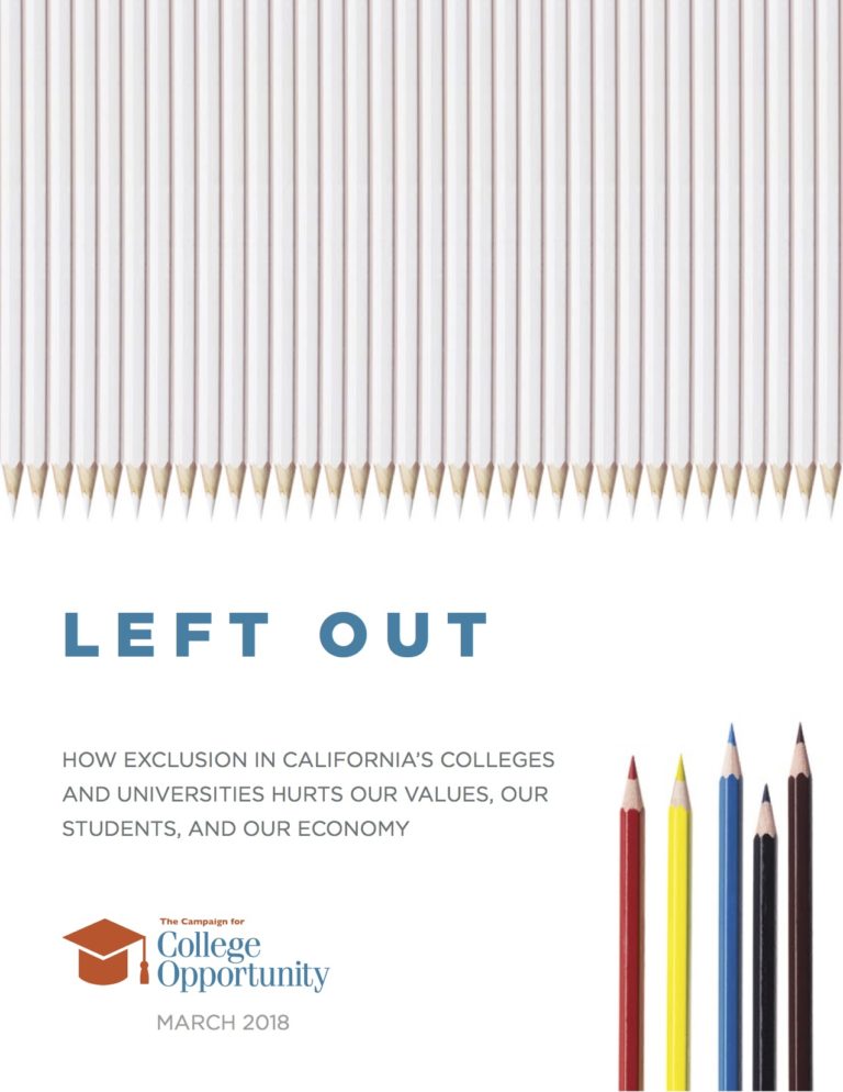 Report Shows Lack of Diversity in Faculty and Administrators  in California Higher Education