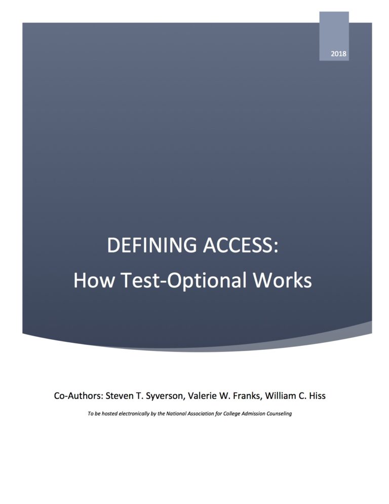 Colleges and Universities That Go Test Optional Tend to Increase Racial Diversity